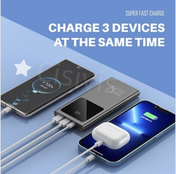 Power bank with built-in LED torch
