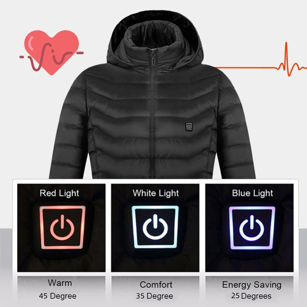 Warmfront heated coat detail